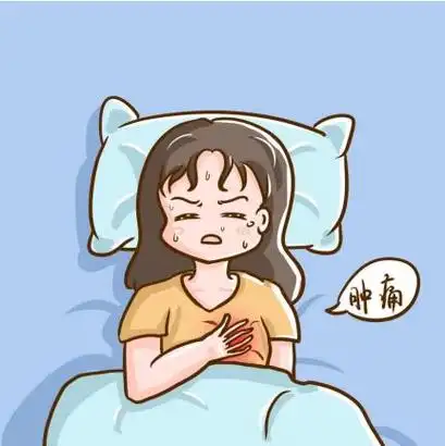 乳房胀痛和乳房内出现肿块为主要临床表现.