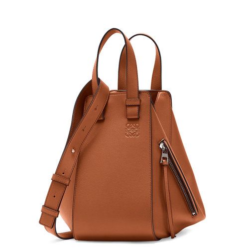 【包税】loewe/罗意威 hammock新款 经典棕褐色小牛皮小号单肩手提包