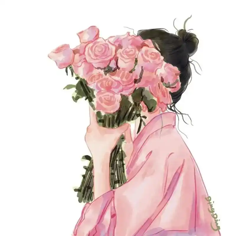 适合春天用的捧花情侣头像.2/19不错过春天,也不错过你#精 - 抖音