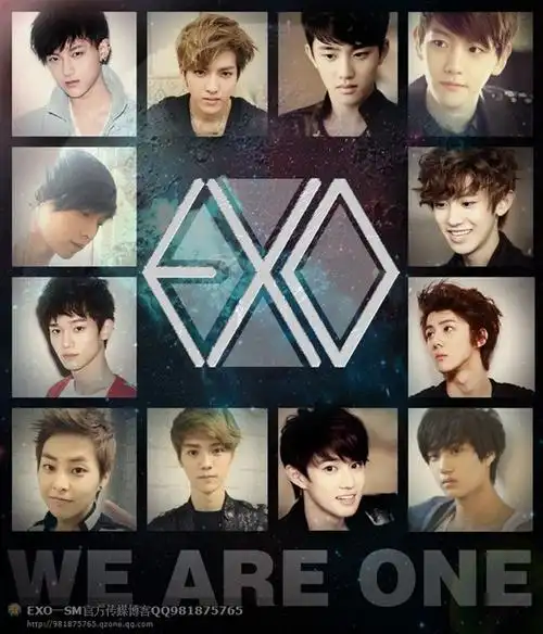 exo/m所有成员的照片加上名字