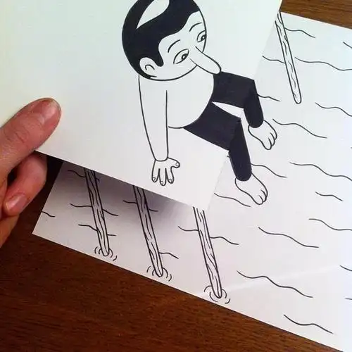 创意铅笔画!自带的立体感