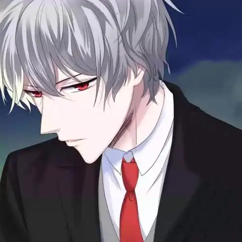 黑西服红领带帅气男人_男生动漫头像图片_扣扣居