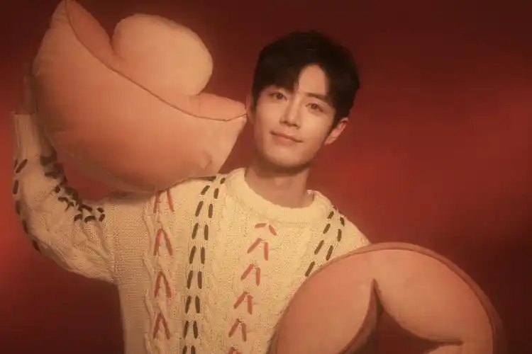 肖战初五写真图迎财神财源滚滚万福临门帅气战哥来送财运啦