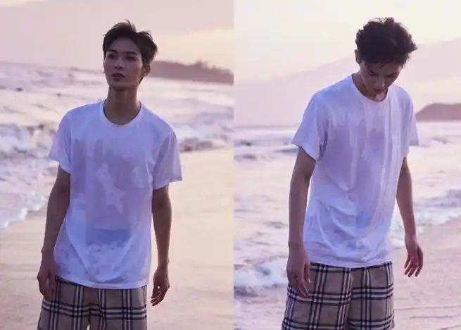 朱正廷红毯吹口琴##gq盛典男明星海边氛围感大片