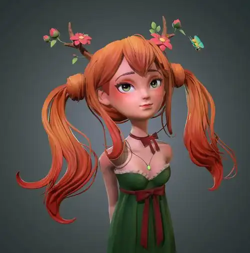 游戏3d角色建模学员作品展示|三维|人物/生物|cgrice - 原创作品