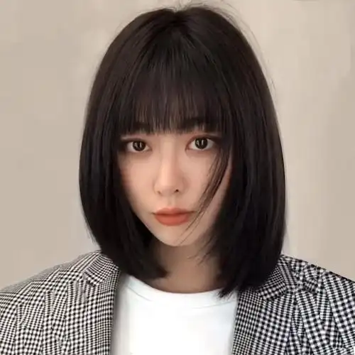 假发女网网红漫画刘海发型修脸显脸逼真整顶日常整顶假发