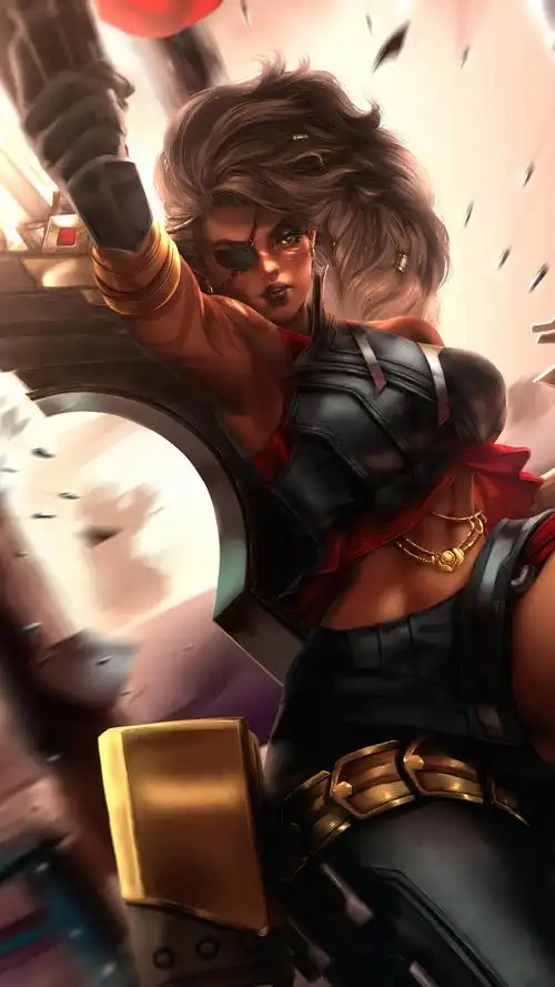 lol英雄联盟 沙漠玫瑰 莎弥拉·范·阿斯特蕾娅 samira·van·astrea