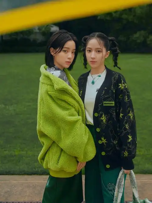 欧阳娜娜 欧阳娣娣太平鸟科米蛙联名