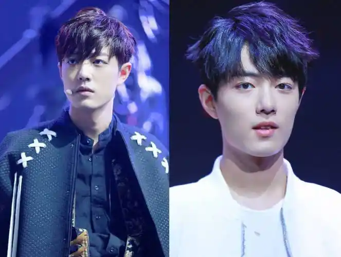 爱豆撩人发色,肖战紫色,王一博蓝色,朱正廷:这个拼接a爆了!