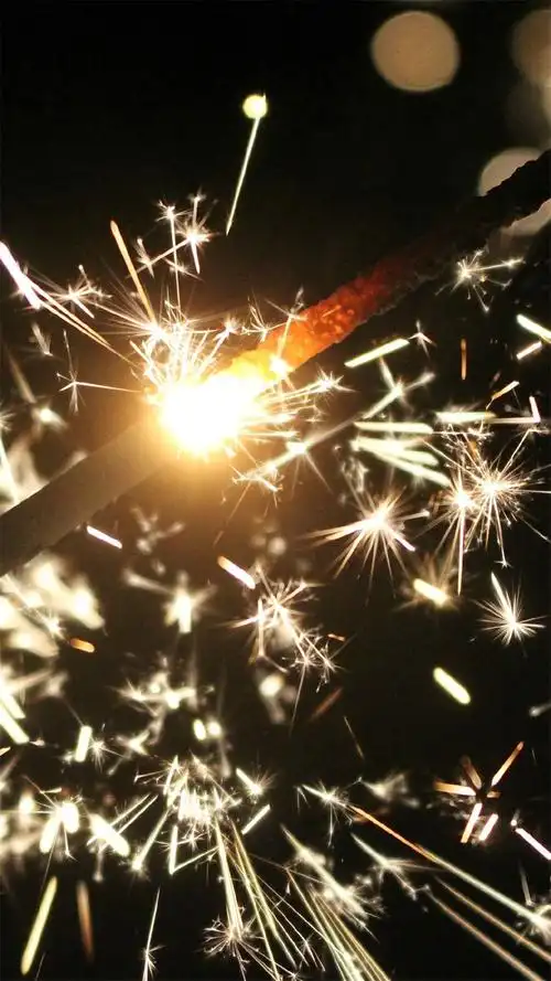 唯美耀眼的烟花图片手机壁纸