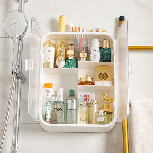 卫生间化妆品置物架挂墙