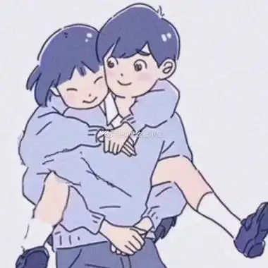 抖音最火动漫情侣头像一对爱你多一点对你温柔点