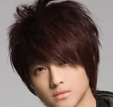 男生的碎发发型和名称