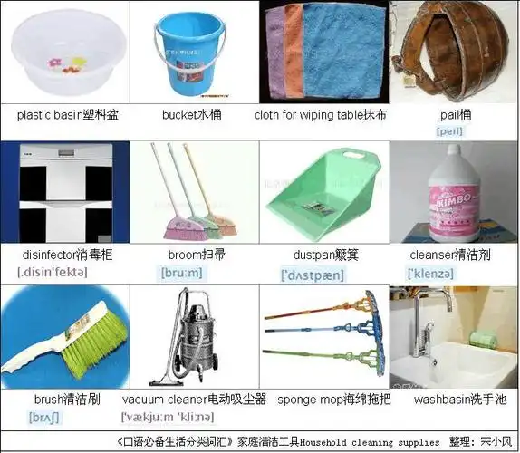 口语必备生活分类词汇(2)日常用品
