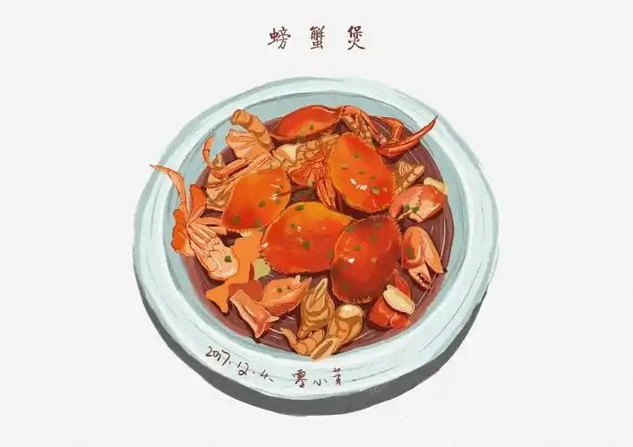 食物 插画 菜品