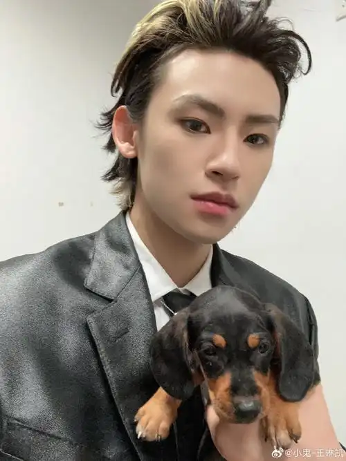 小鬼抱朋克小狗走红毯##小鬼红毯上遛狗