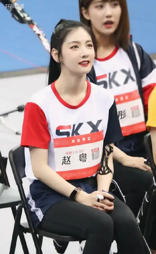 赵粤十环#93#赵粤长发#女子射箭候场@硬糖少女303-赵粤