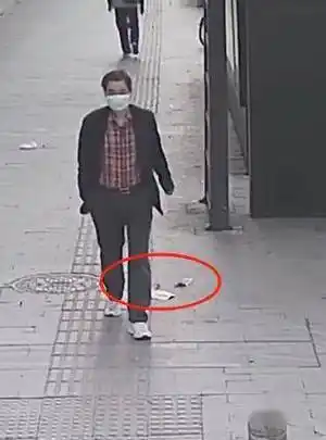 天上真的掉钱了监控拍下了这一幕