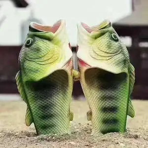 夏季潮人奇葩男鞋凉鞋2017新款个性拖鞋男女凉鞋咸鱼拖鞋外穿拖鞋