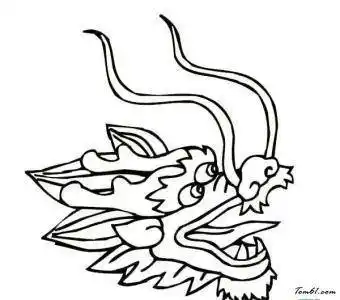 2022最新龙头简笔画 龙头简笔画霸气