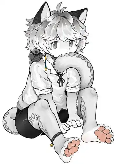 邪恶的调♂教请慢用~ #兽人#furry#正太#兽太#爪控#可爱#足控#爪#兽耳