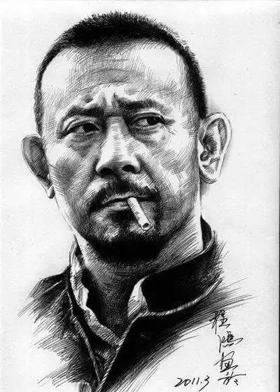 媲美ps!形神兼备的名人肖像素描欣赏