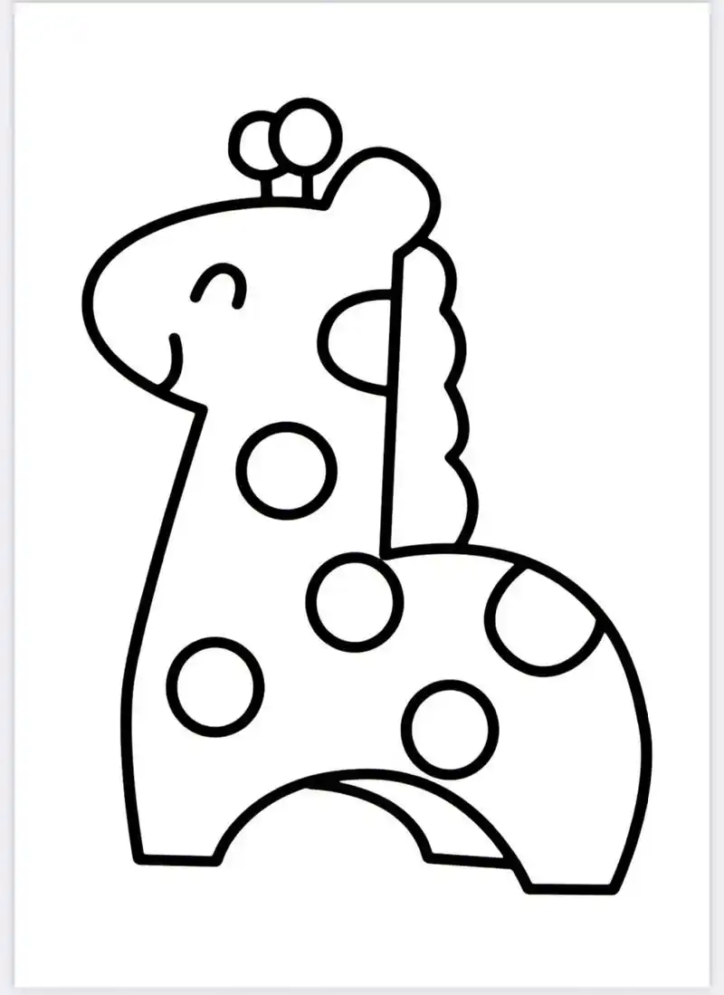 幼儿园简笔画涂色9315打印73