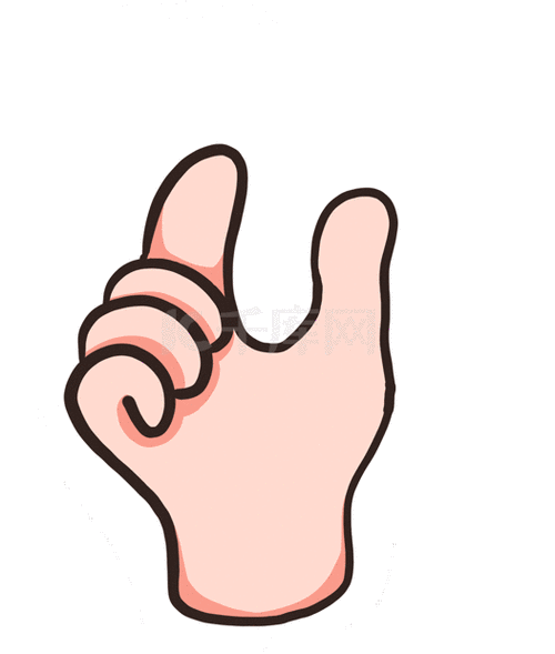 手势手指比划大小大概这么大表情包动图gif