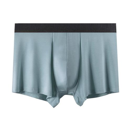 莫代尔无痕石墨烯抗菌裆纯棉透气青少年大码内裤平角四角短裤男士