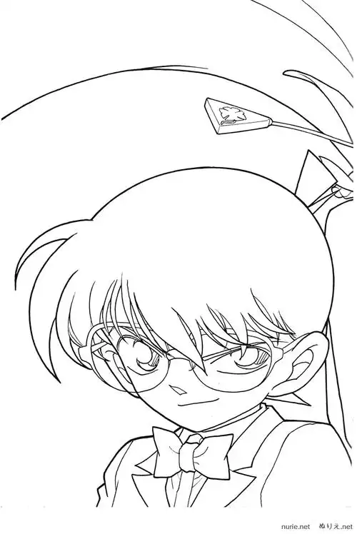 绘画技能分享|线稿分享第85期——《名侦探柯南》原画集