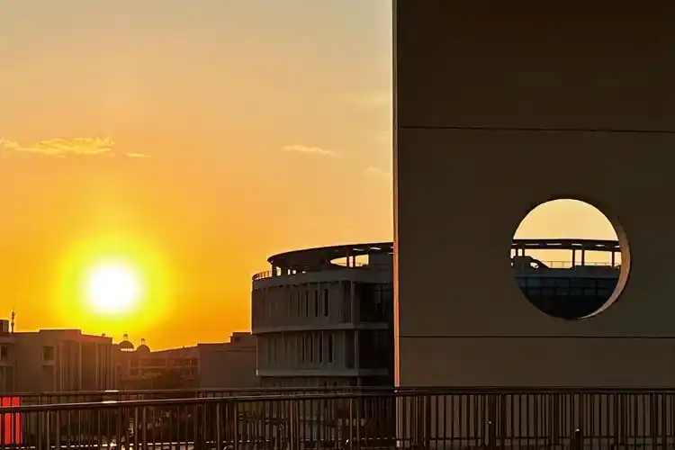 南通大学杏林学院校园景色