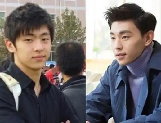 网上一组邓伦整容前后照片遭扒,有网友称邓伦整容前的照片跟现在对比