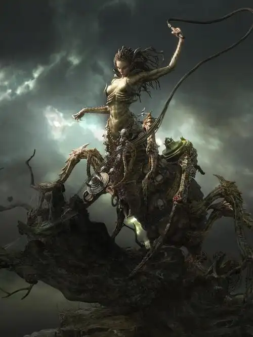 3d蜘蛛原画出自钟风华老师