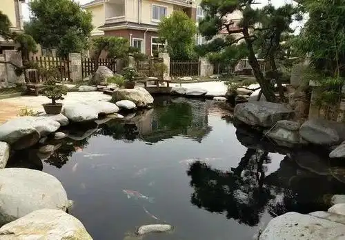 现代家居庭院池塘及水景的风水布局