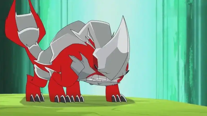 啸天铠甲兽迎战叔叔的组合灵兽泰羽做鬼脸抓来金刚猿猴