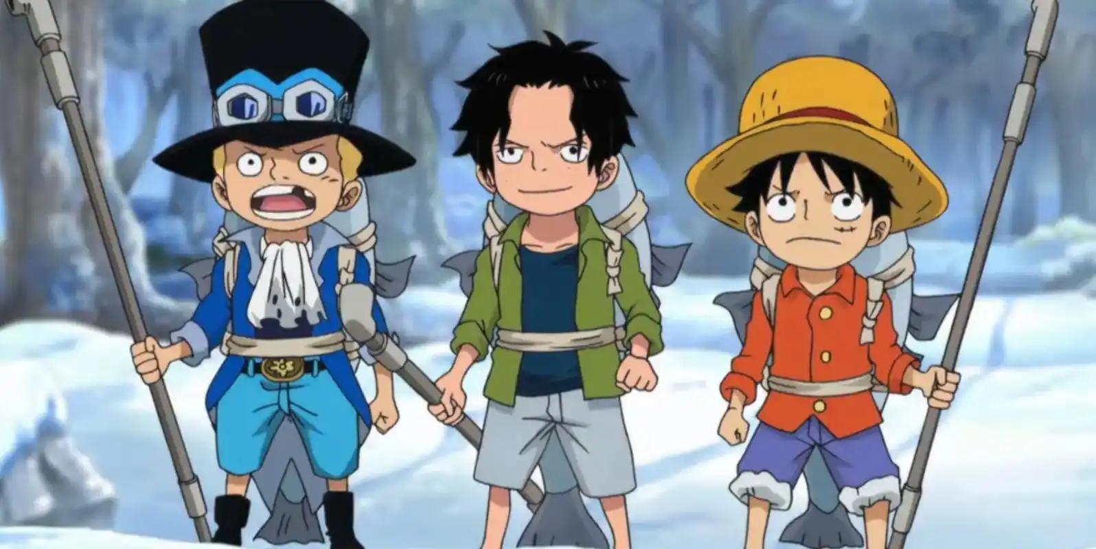 路飞 #艾斯 #萨博 #海贼王 - 抖音