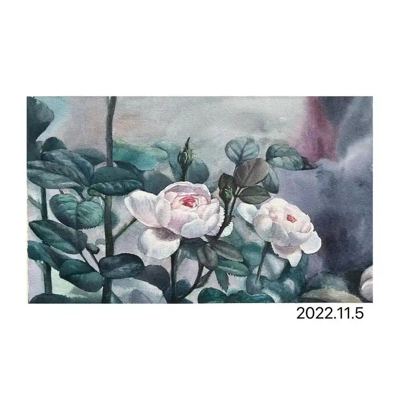 瑞典女王 水彩画步骤.#水彩 #一起学画画 #创作灵感 @抖 - 抖音