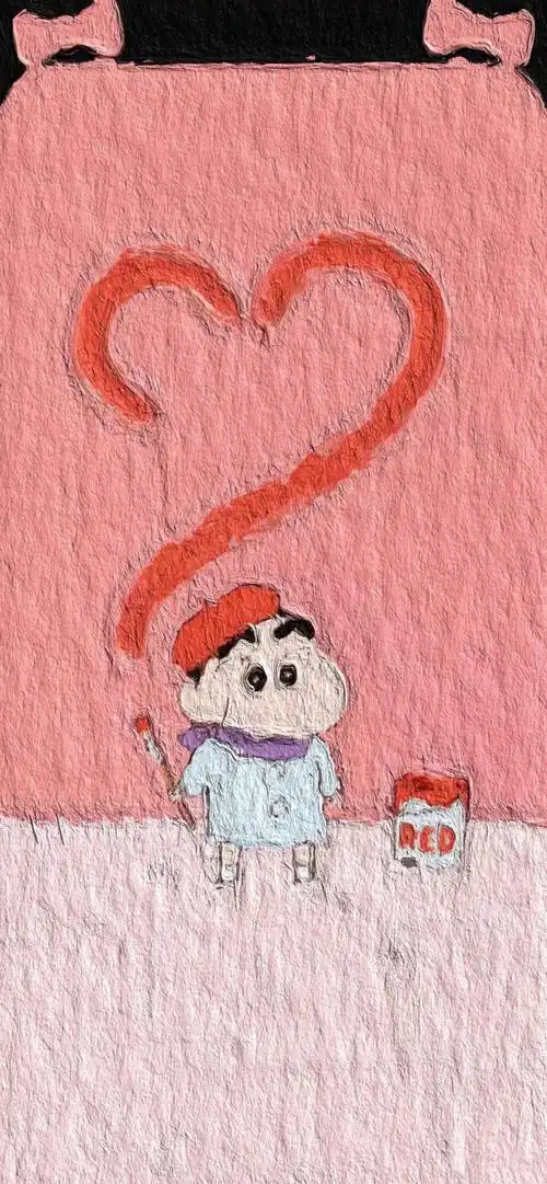 可爱动画油画风壁纸