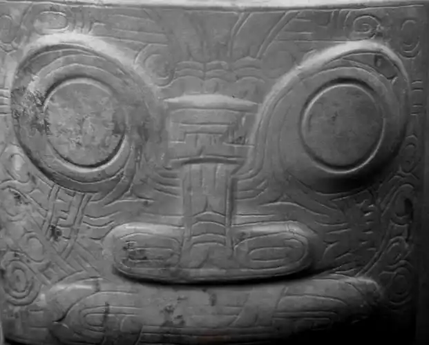 良渚文化纹饰阴刻线放大图参考