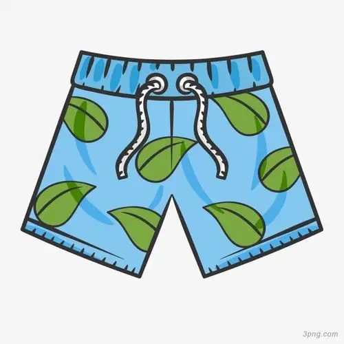 游泳游泳的男孩卡通手绘游泳绿色可爱乌龟泳裤海边游泳游泳前的颜色
