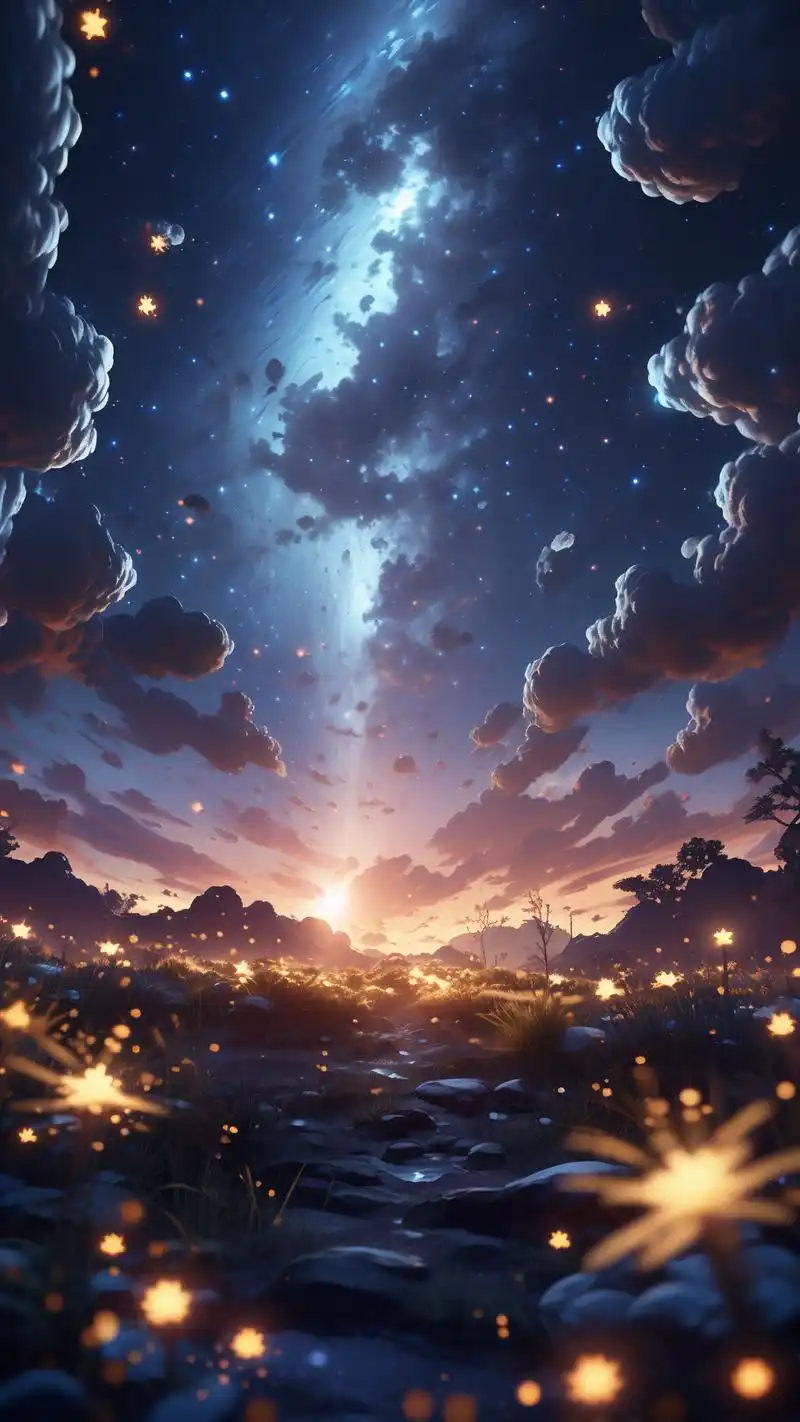 90超火抖音潮图夜空壁纸,太酷了!95