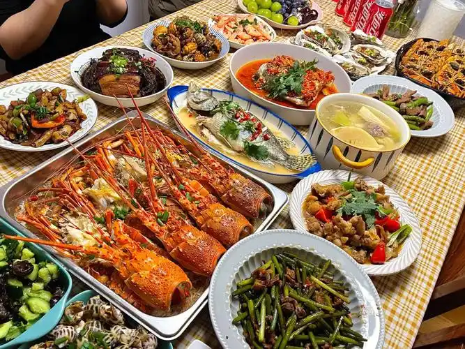 每天都要好好吃饭哦今日生日宴菜谱99699316615蒜蓉粉丝蒸