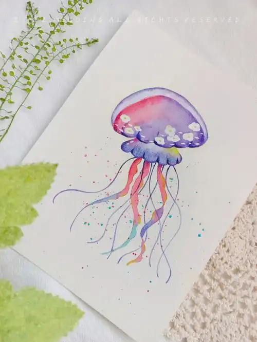 图透海洋主题水母