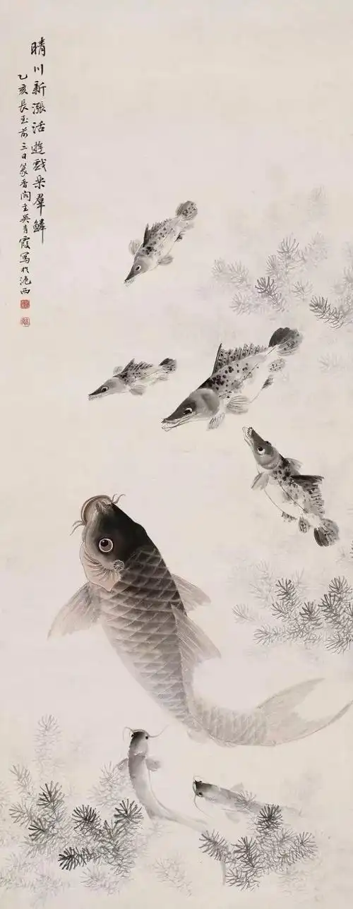 她画鱼一绝的全能女画家