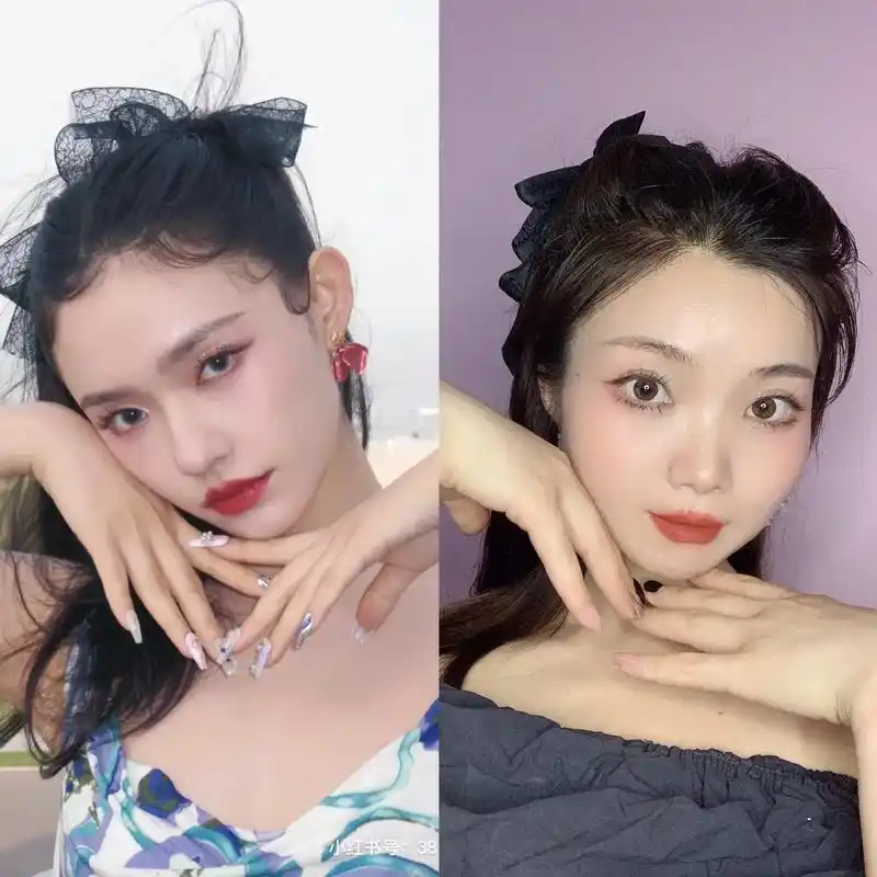 第一次明星仿妆.