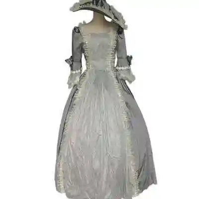 00:00欧式宫廷女装欧洲复古公主裙朱丽叶中世纪女派对主持艺考礼服