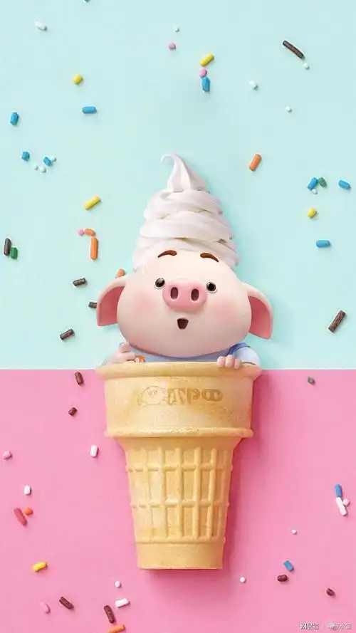小猪系列图片调皮可爱萌萌哒