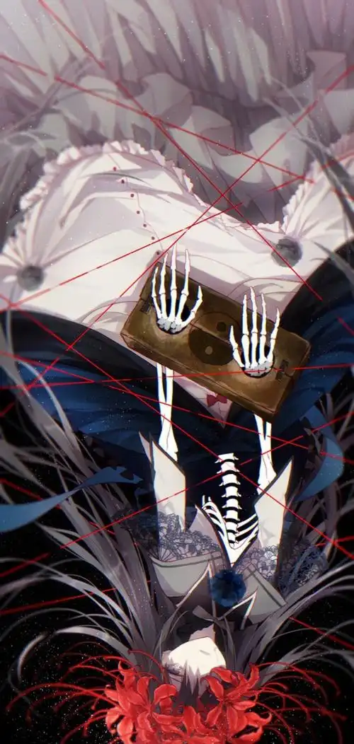 二次元暗黑系美少女图片——大家一起丧啊,很好玩的