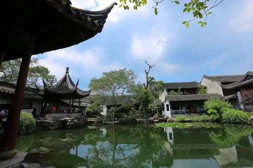 苏州园林中型古典山水宅园网师园,高清图片,电脑桌面-壁纸族
