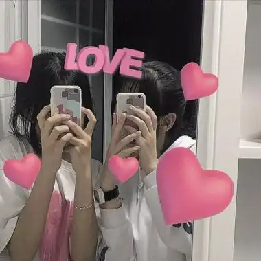 高清可爱的真人闺蜜头像超仙双人